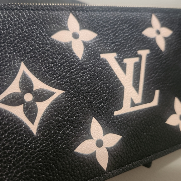 Louis Vuitton Empreinte Black White Gold Hardware Inserts Leather NEW - Picture 4 of 16